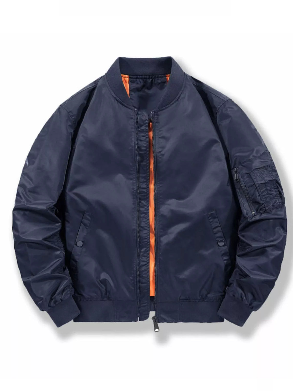 Men's Plus Size Casual Lightweight Bomber Jacket