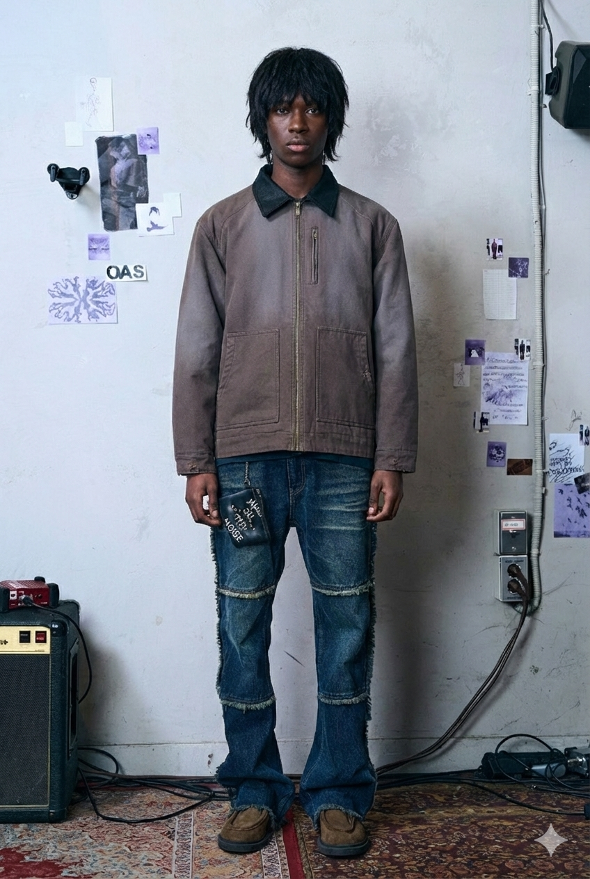 DAMAGED WORK JACKET