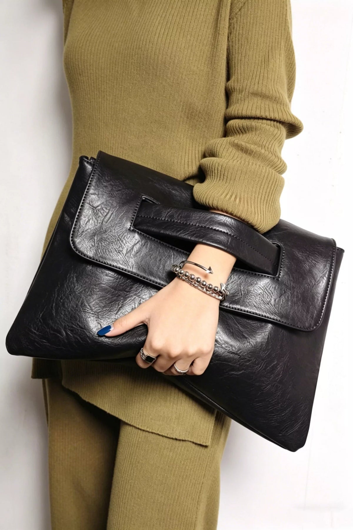 Vintage Style Envelope Clutch
