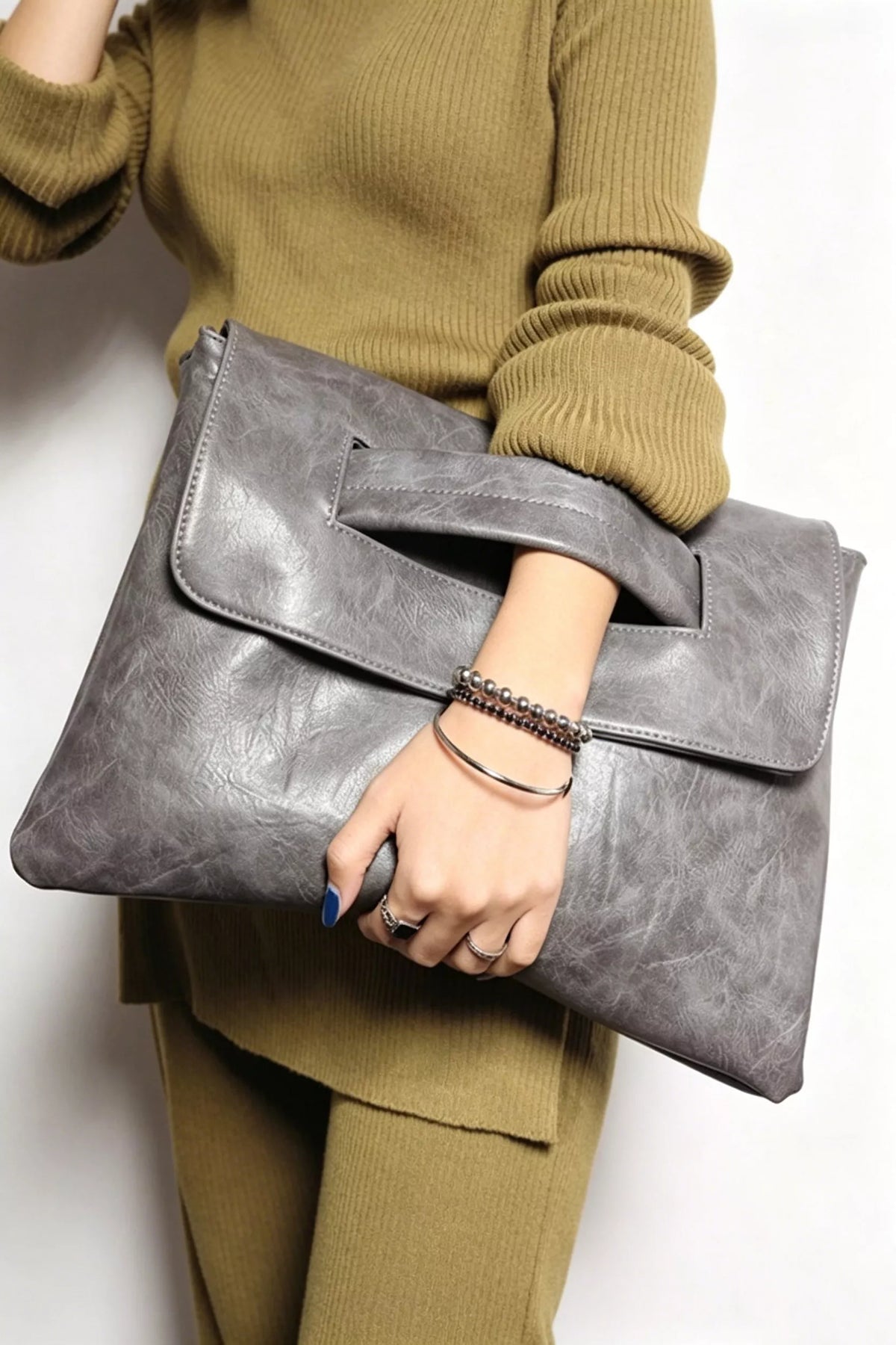 Vintage Style Envelope Clutch