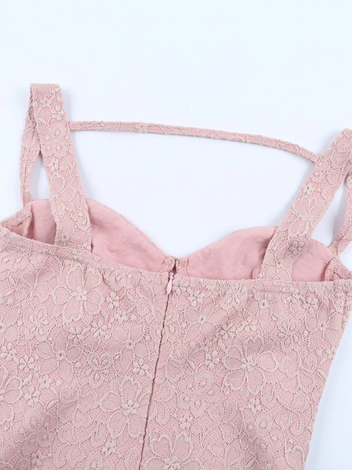 Sweetheart Neck Wide Strap Mini Dress