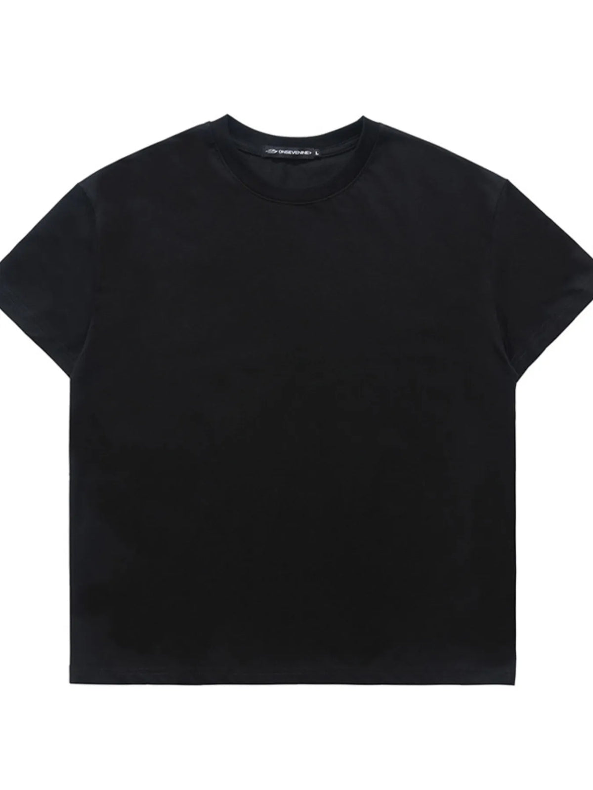 Men's Solid Color Round Neck T-Shirt