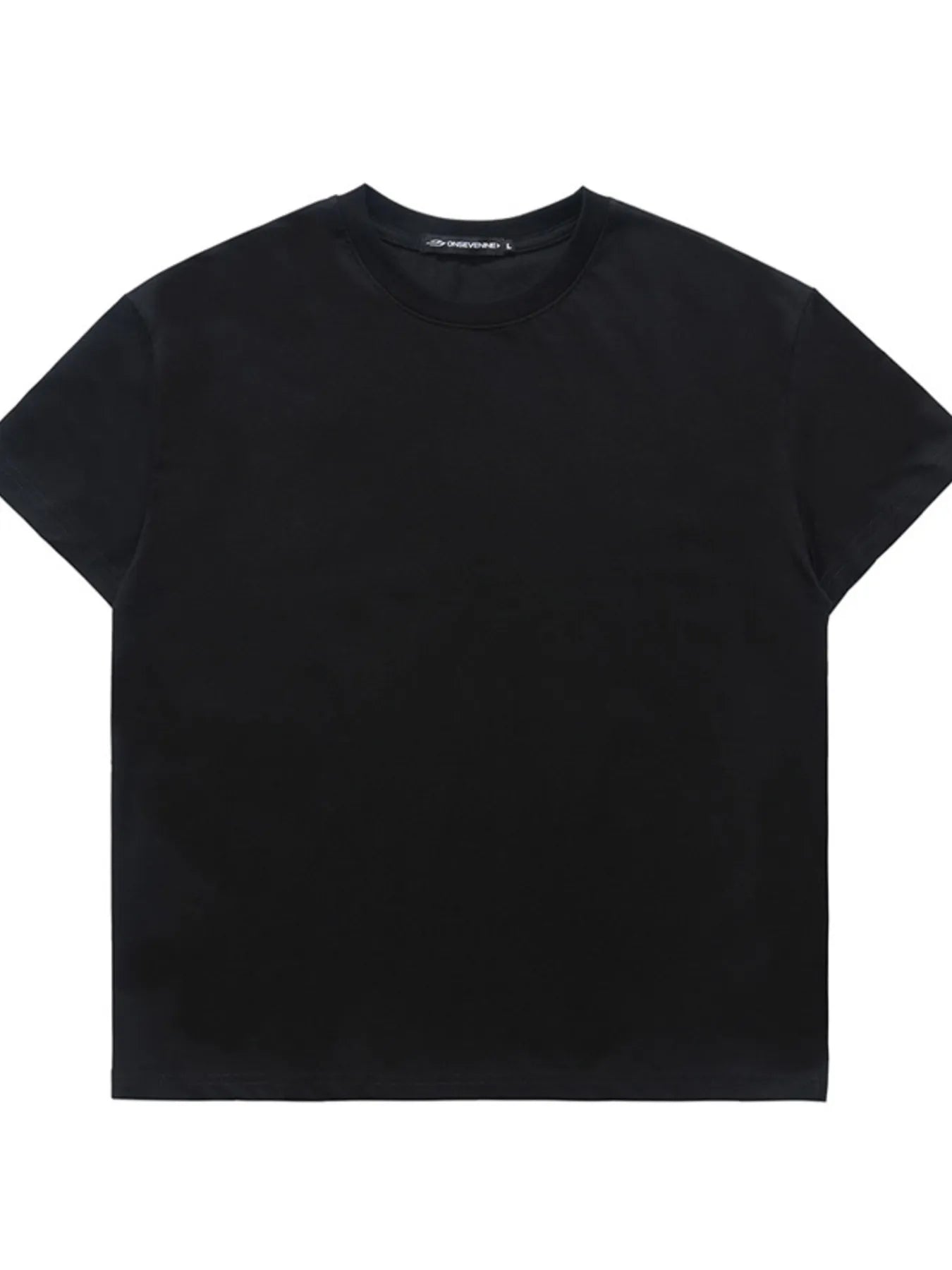 Men's Solid Color Round Neck T-Shirt