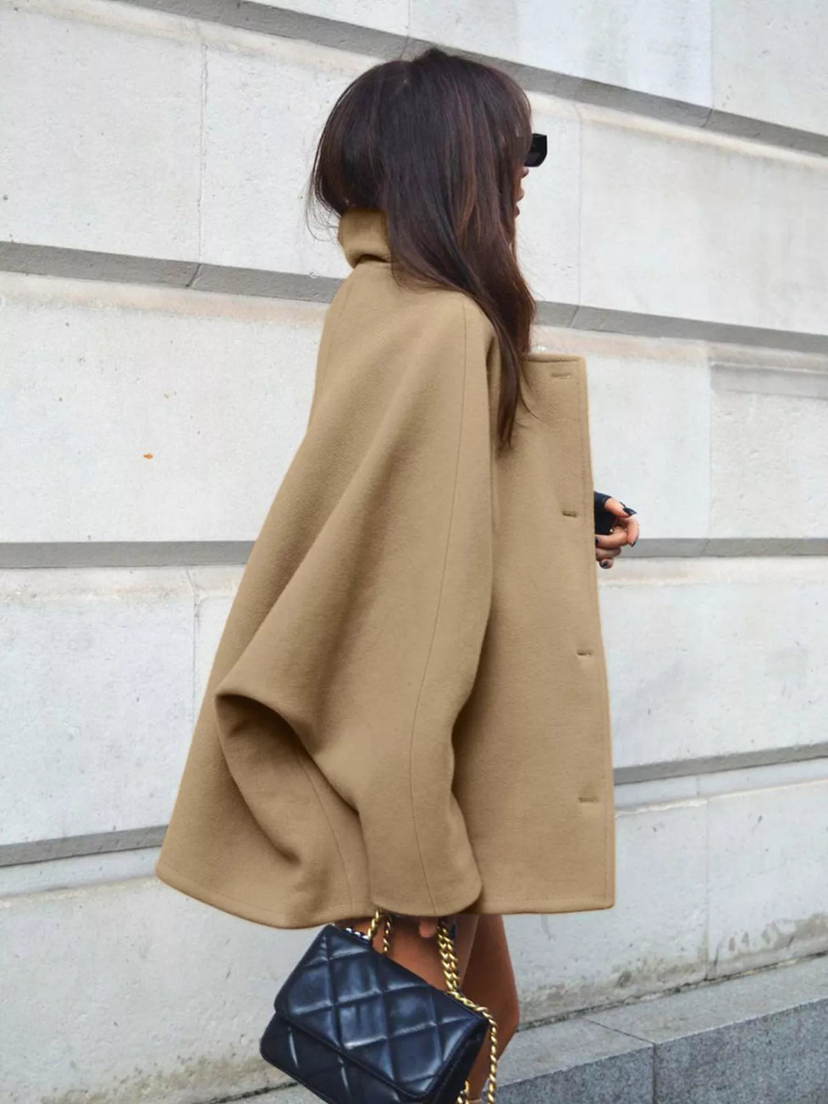 Button Up Long Sleeve Coat