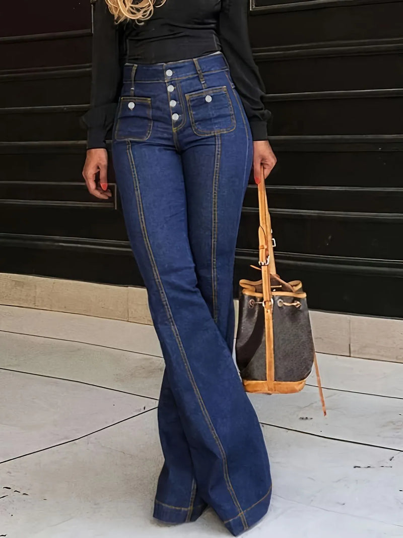 Flare Jeans with Pockets