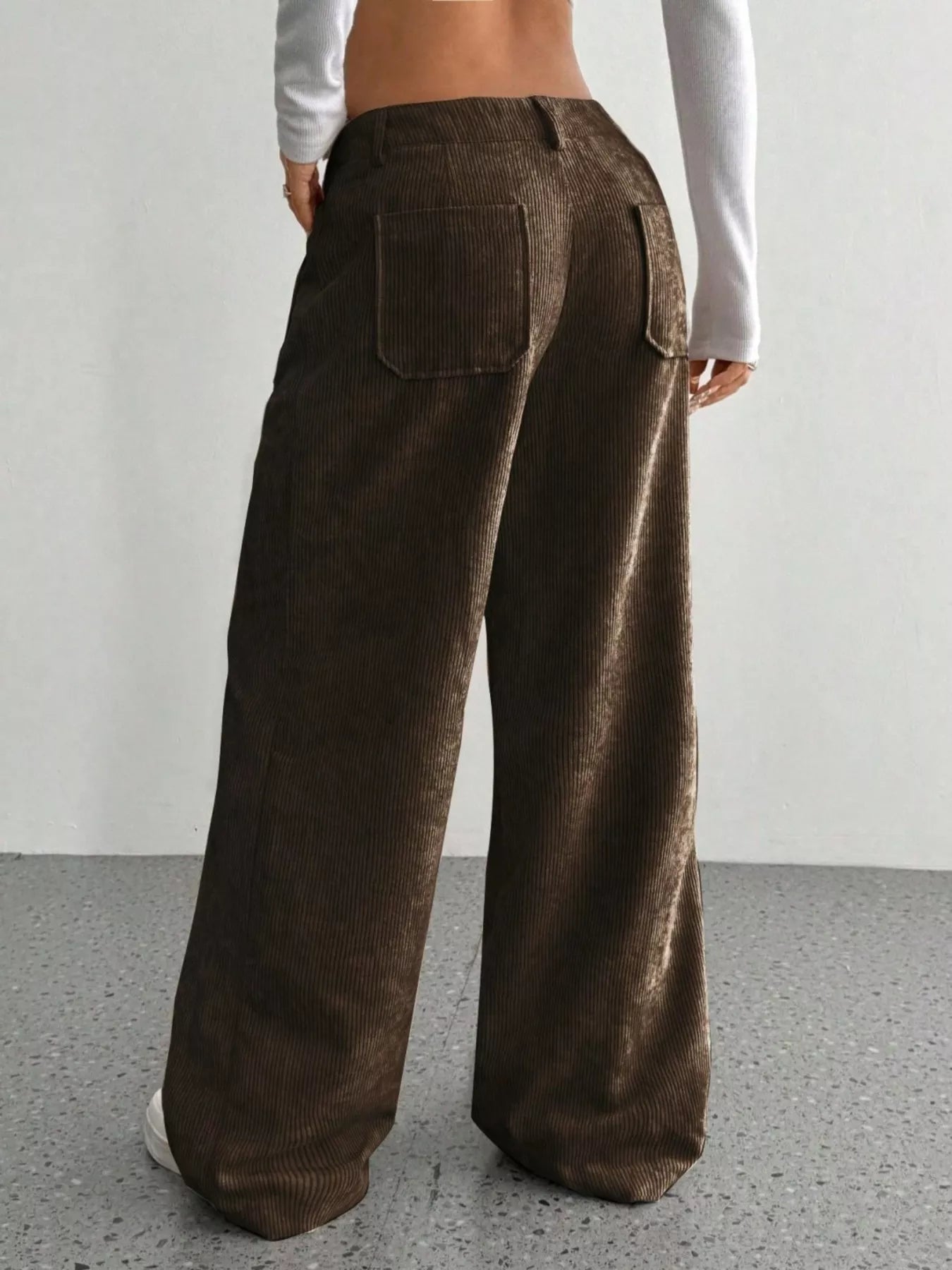 Corduroy Wide Leg Pants