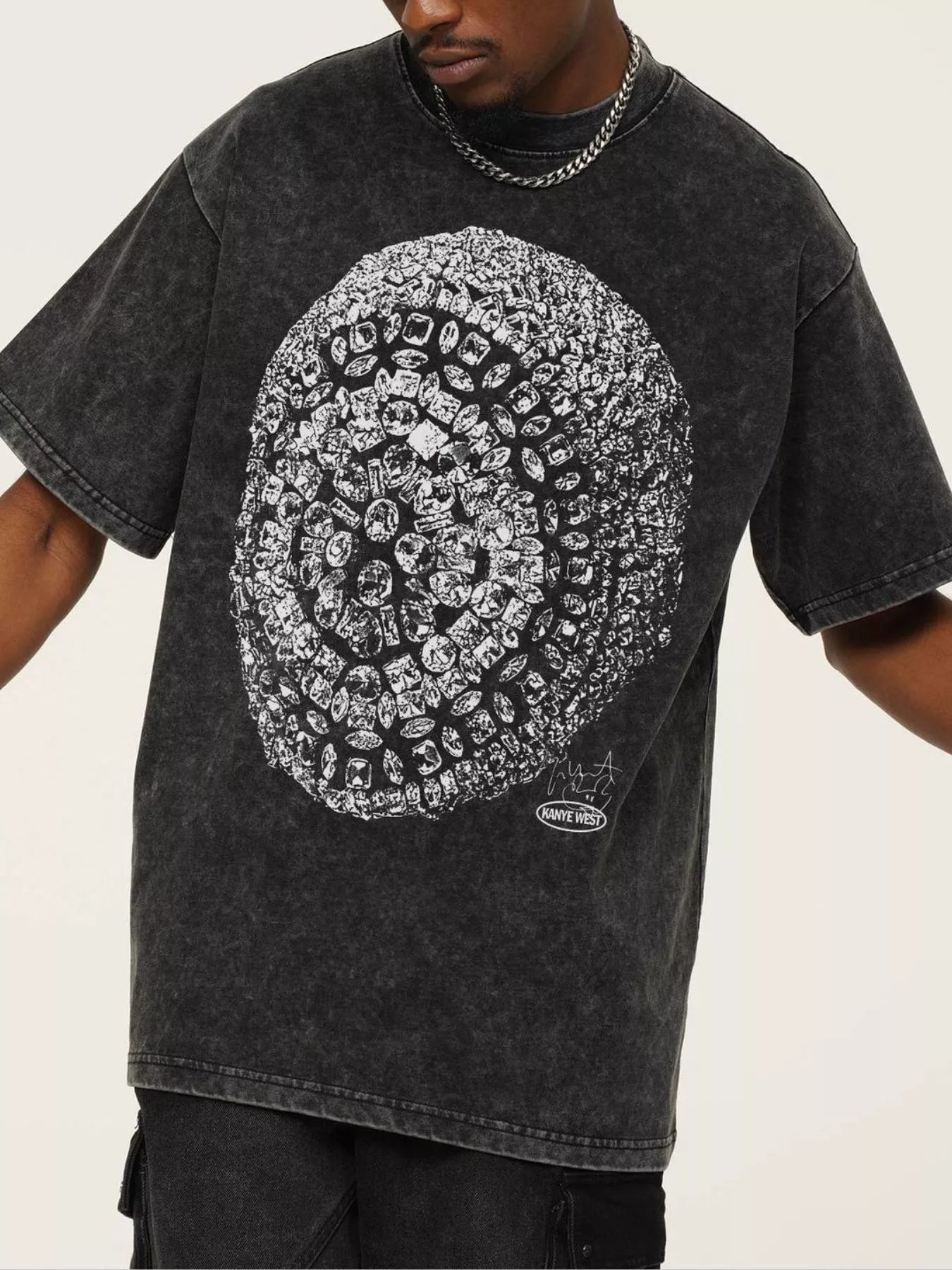 Men's Graphic Round Neck Short Sleeve T-Shirt