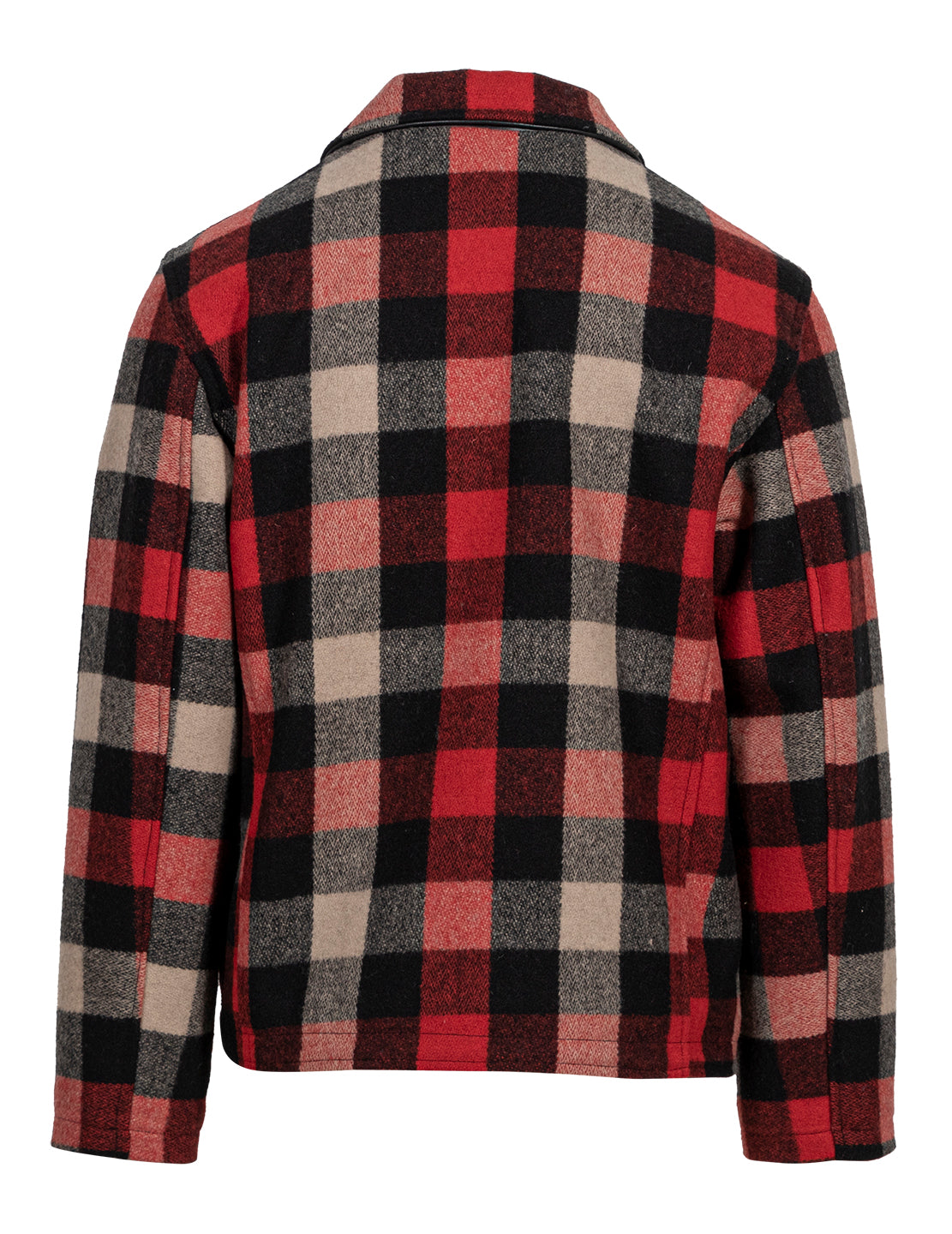 Wool Plaid Station Jacket