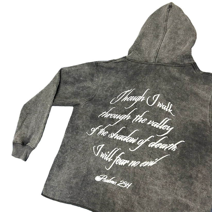 Fear No Evil Cropped Hoodie