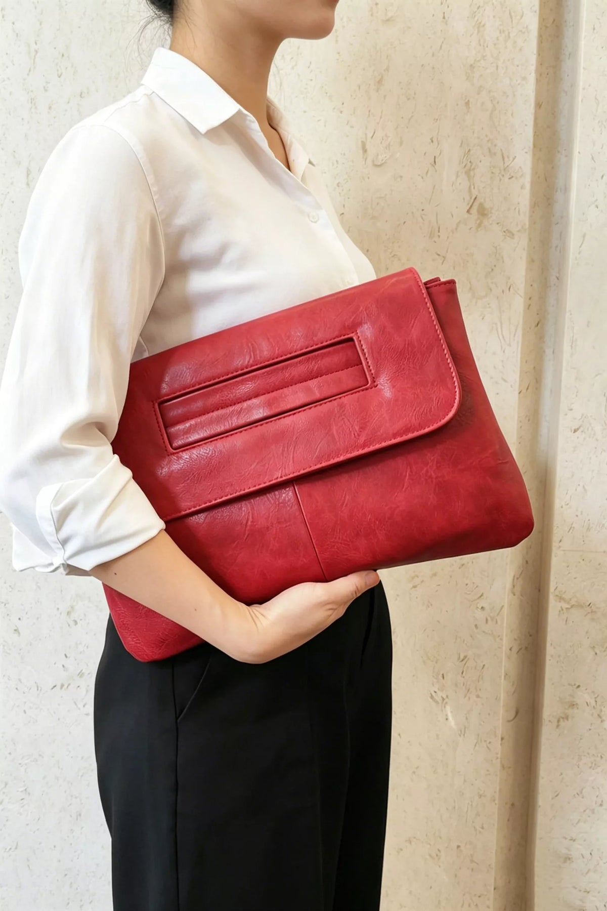 Vintage Style Envelope Clutch