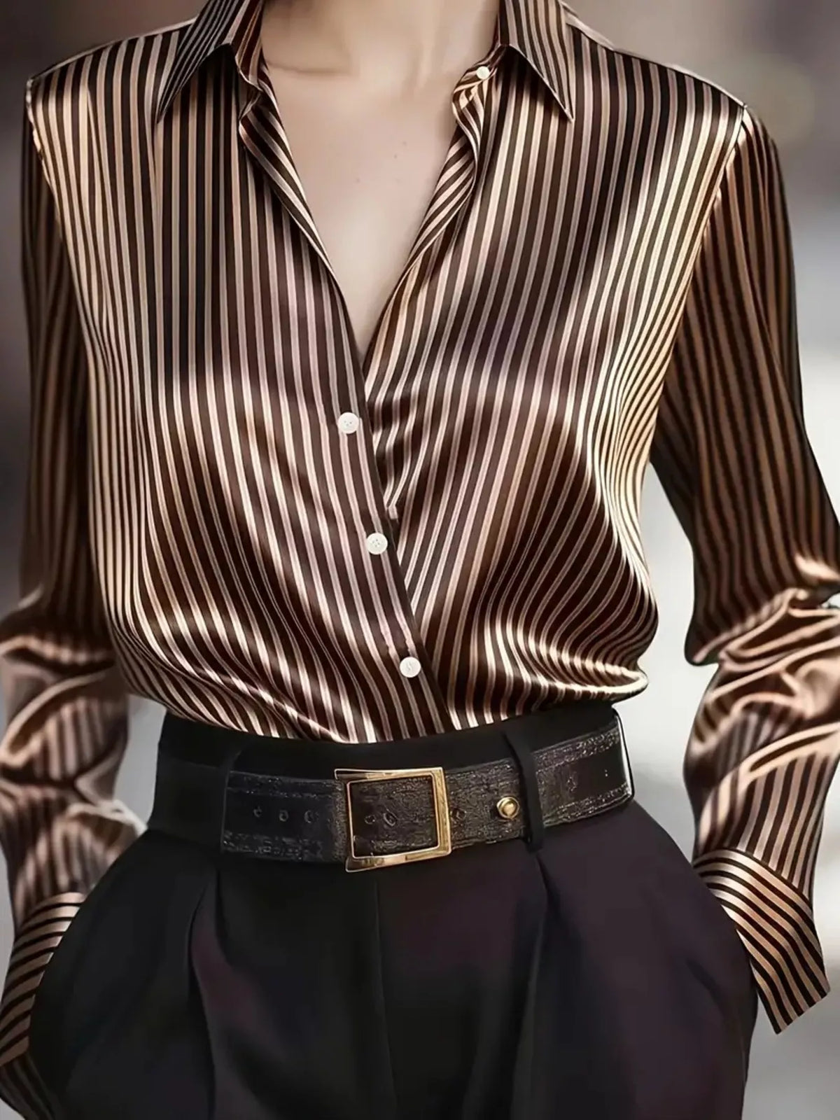 Striped Long Sleeve Shirt