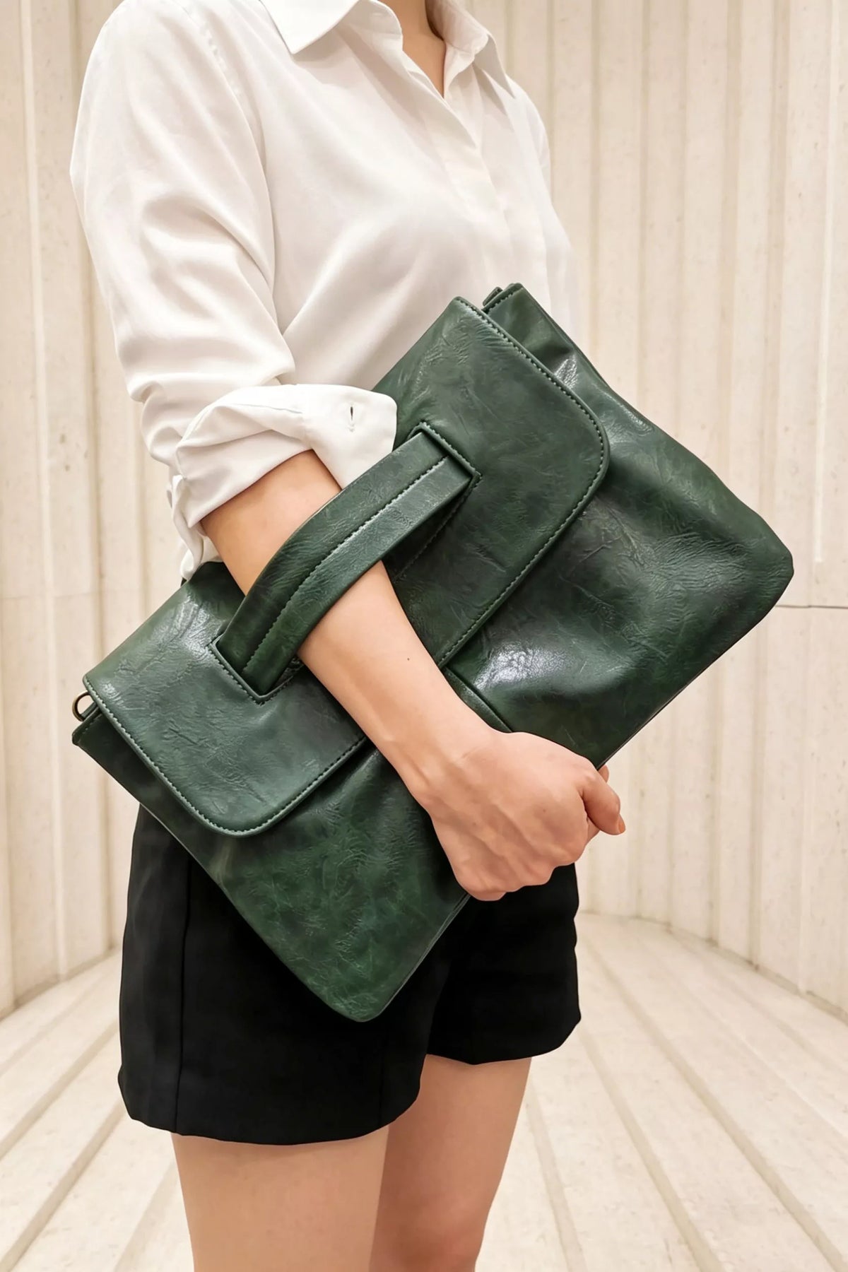 Vintage Style Envelope Clutch