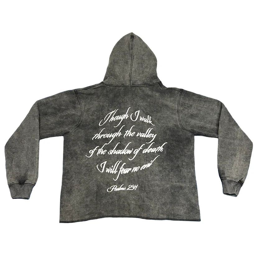 Fear No Evil Cropped Hoodie
