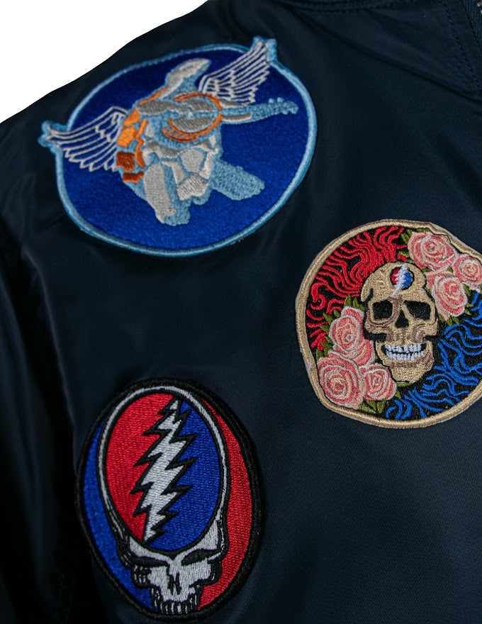 Schott NYC x Grateful Dead MA-1 Nylon Flight Jacket