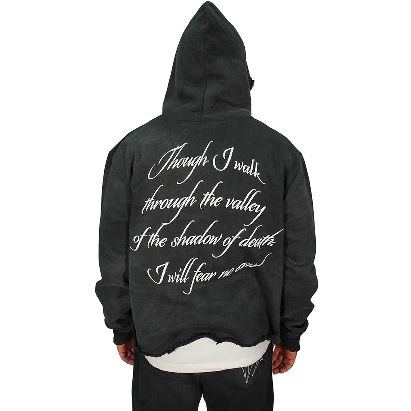 Fear No Evil Cropped Hoodie