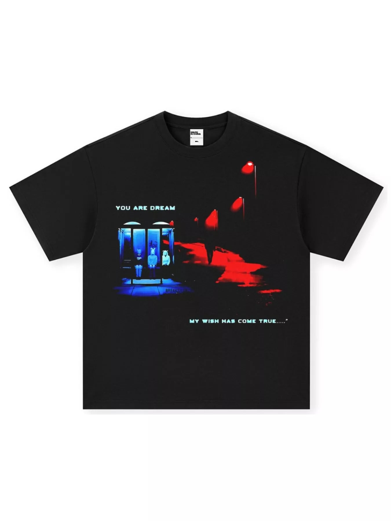 Men's Graphic Round Neck Oversized T-Shirt