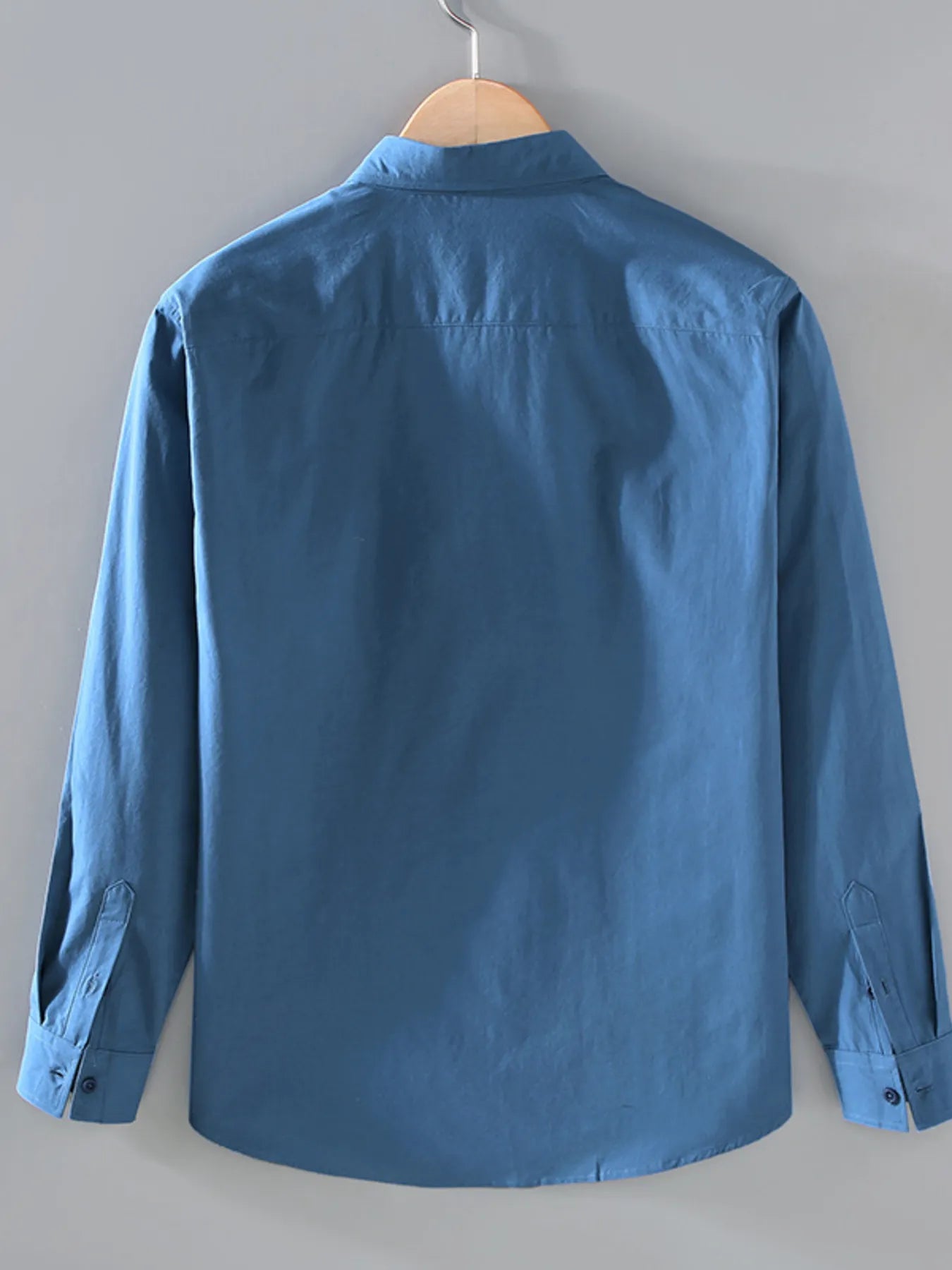 Men's Plus Size Button Up Long Sleeve Shirt