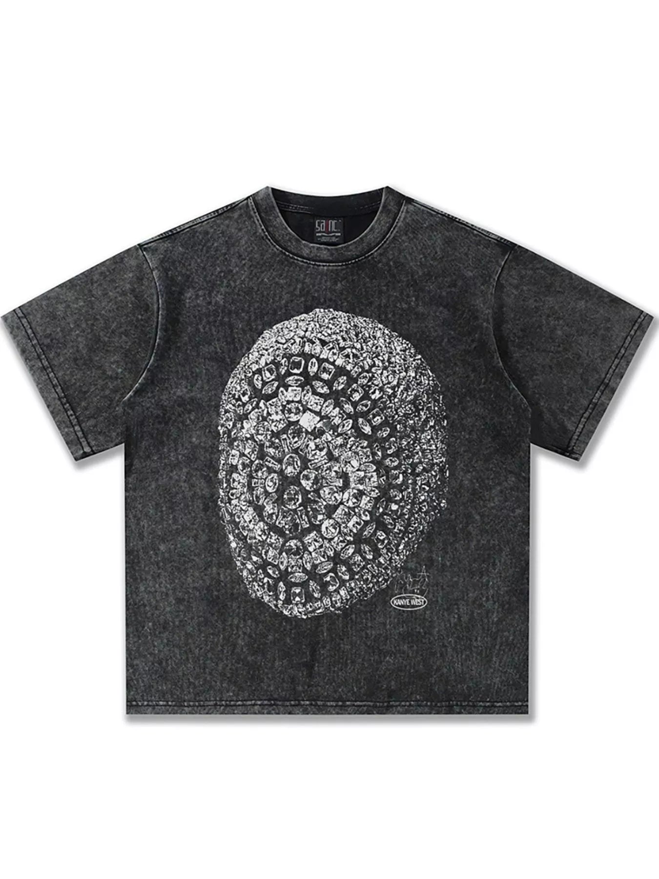 Men's Graphic Round Neck Short Sleeve T-Shirt