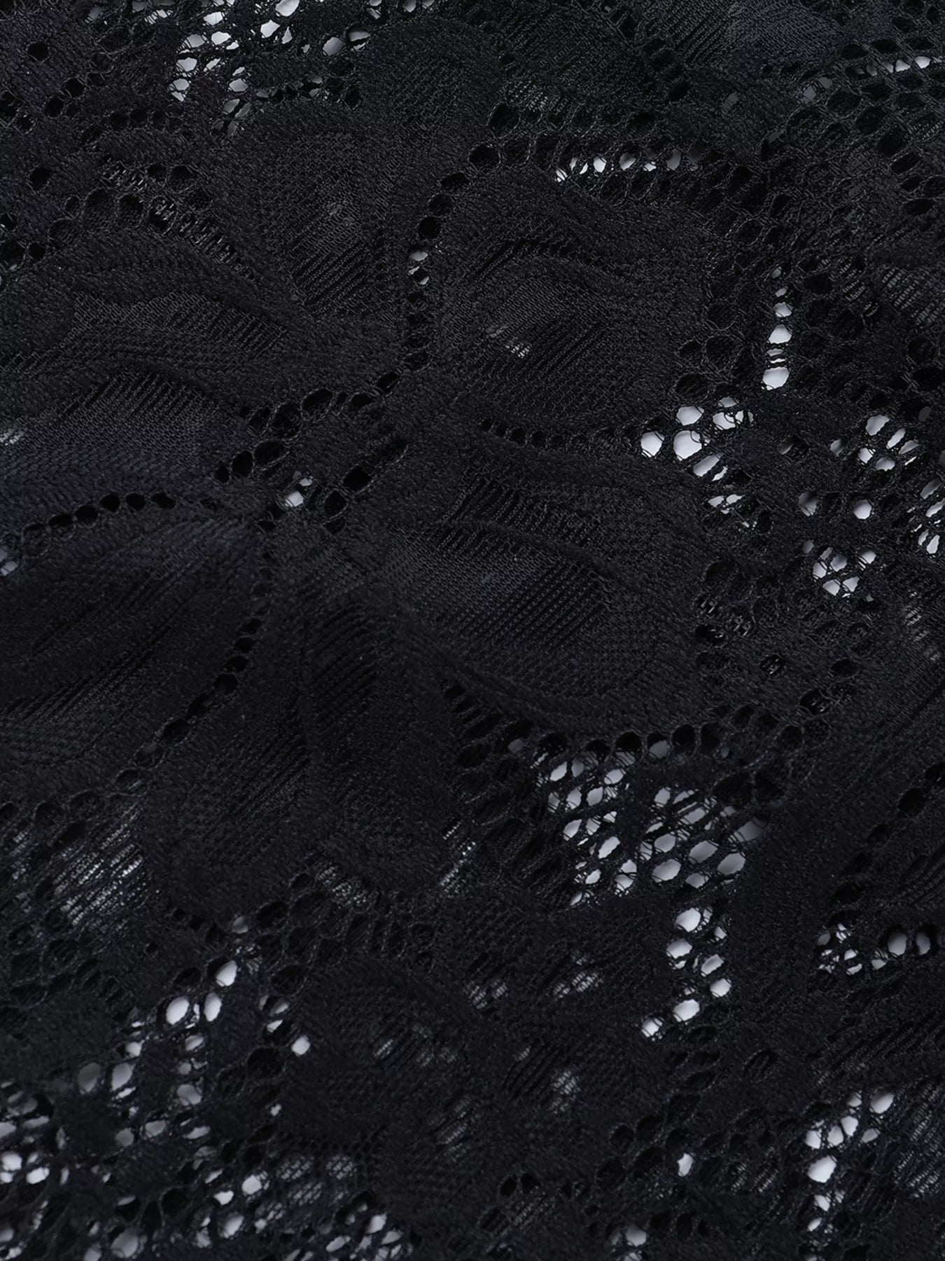 Lace Long Sleeve Bodycon Mini Dress