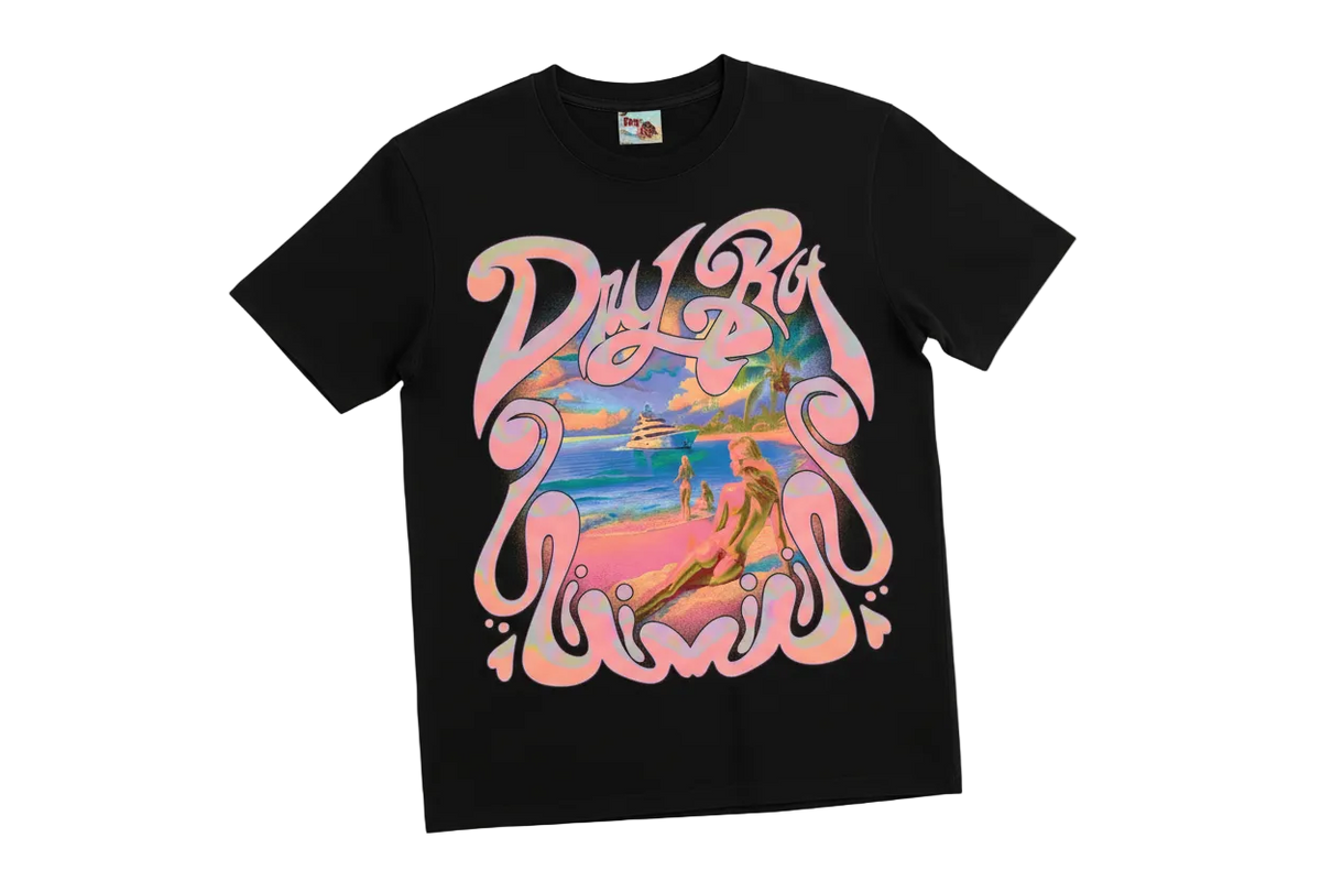 DRY ROT THE VIEW TEE BLACK