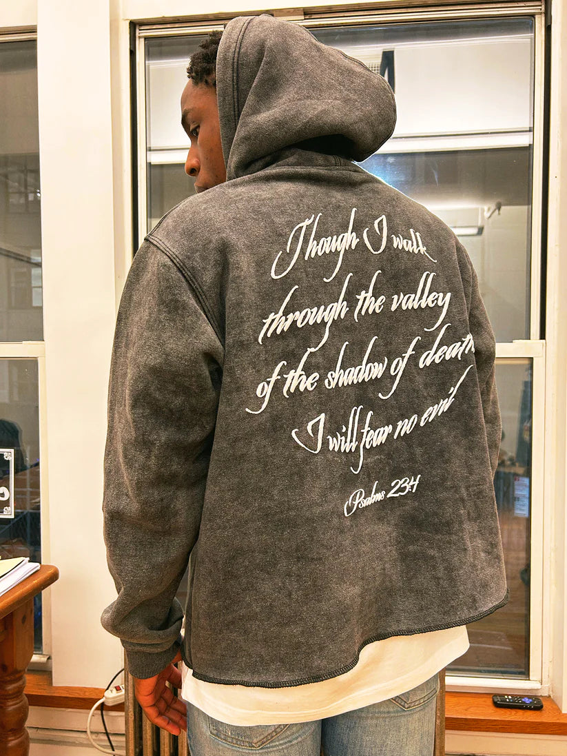Fear No Evil Cropped Hoodie