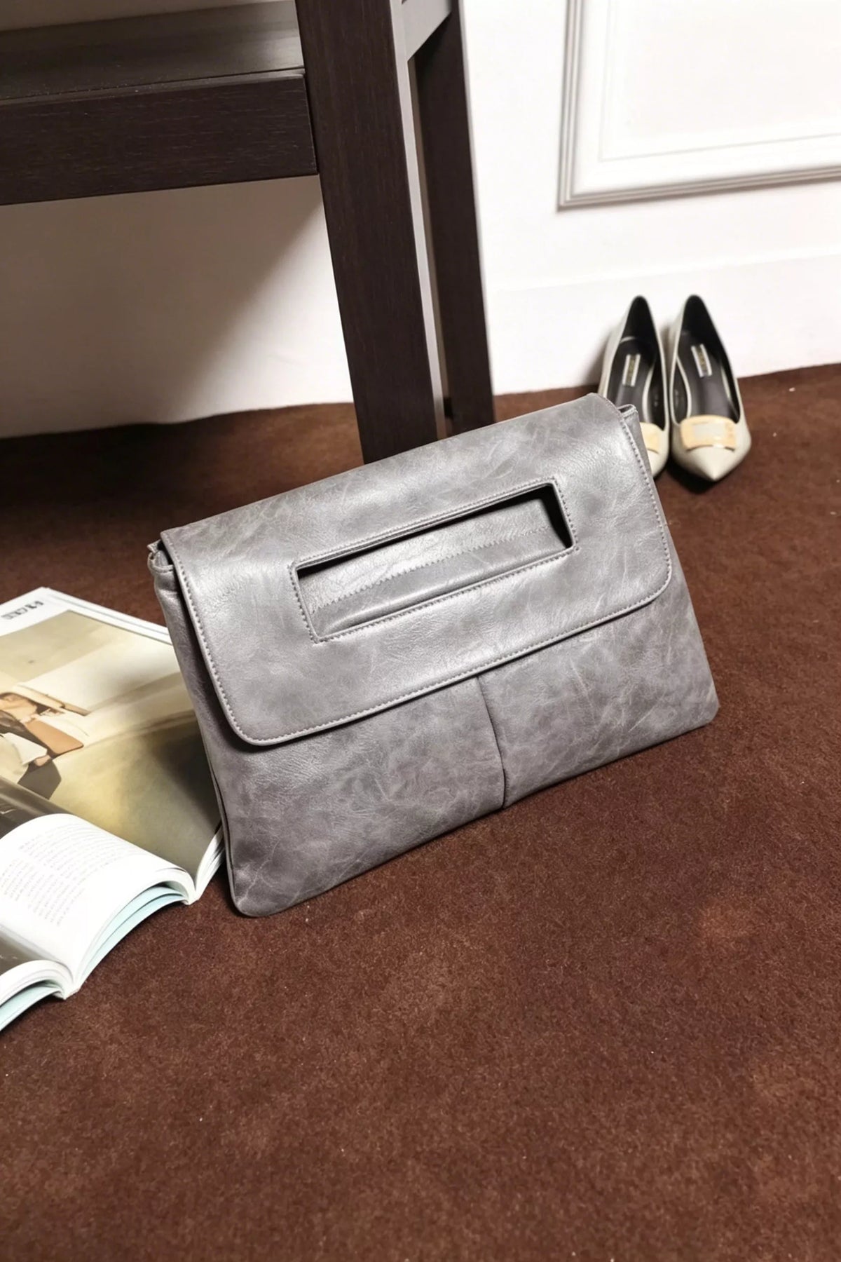 Vintage Style Envelope Clutch