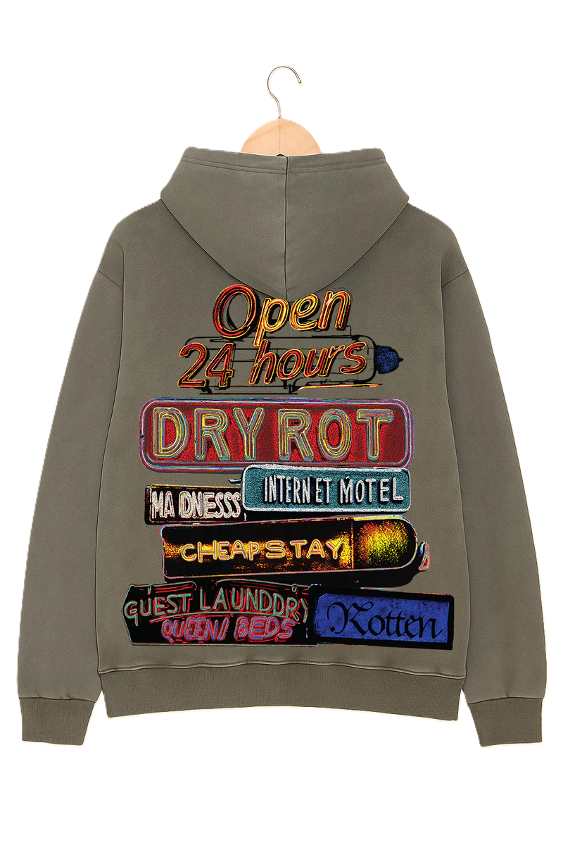 DRY ROT GUEST HOODIE GREEN