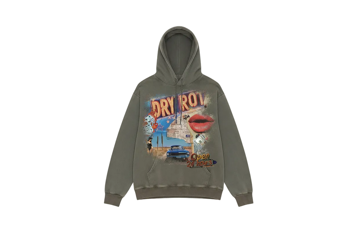 DRY ROT GUEST HOODIE GREEN