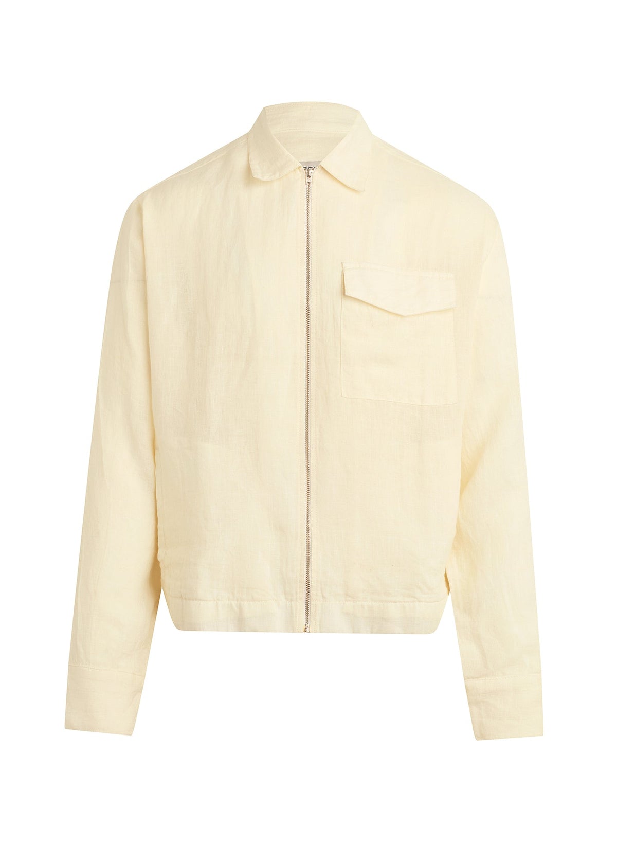 LINEN ZIP JACKET