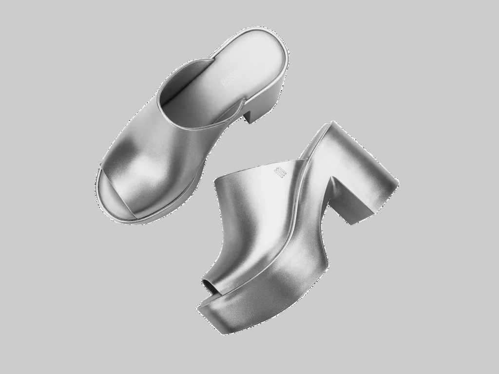 MELISSA MULE HYPE METALLIC