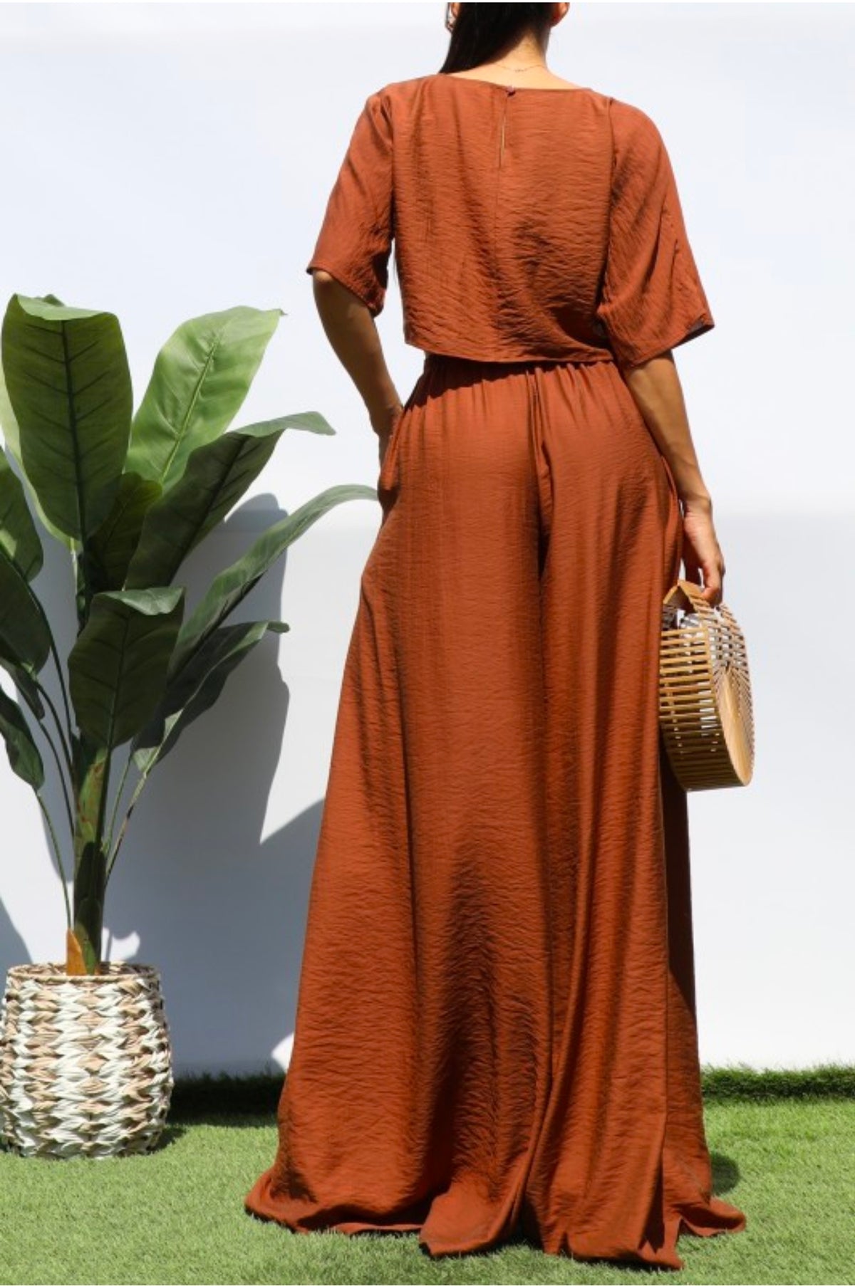 Dress Day Loose Fit Top and Pants Set