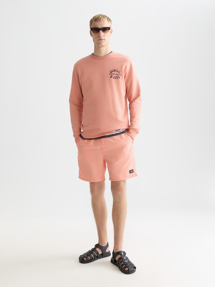 Scotch & Soda Left Chest Logo Regular-Fit Sweatshirt