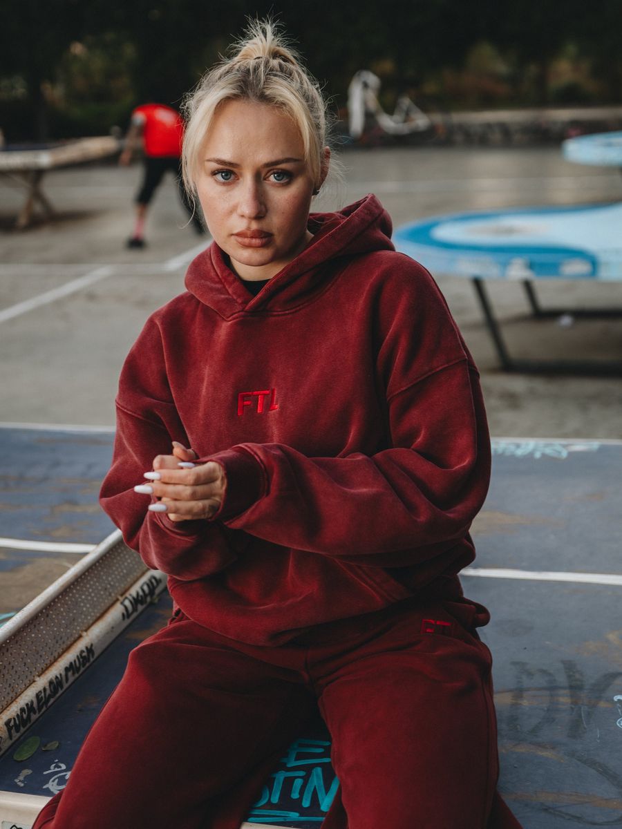 Women's OFF Days Red Sweatsuit