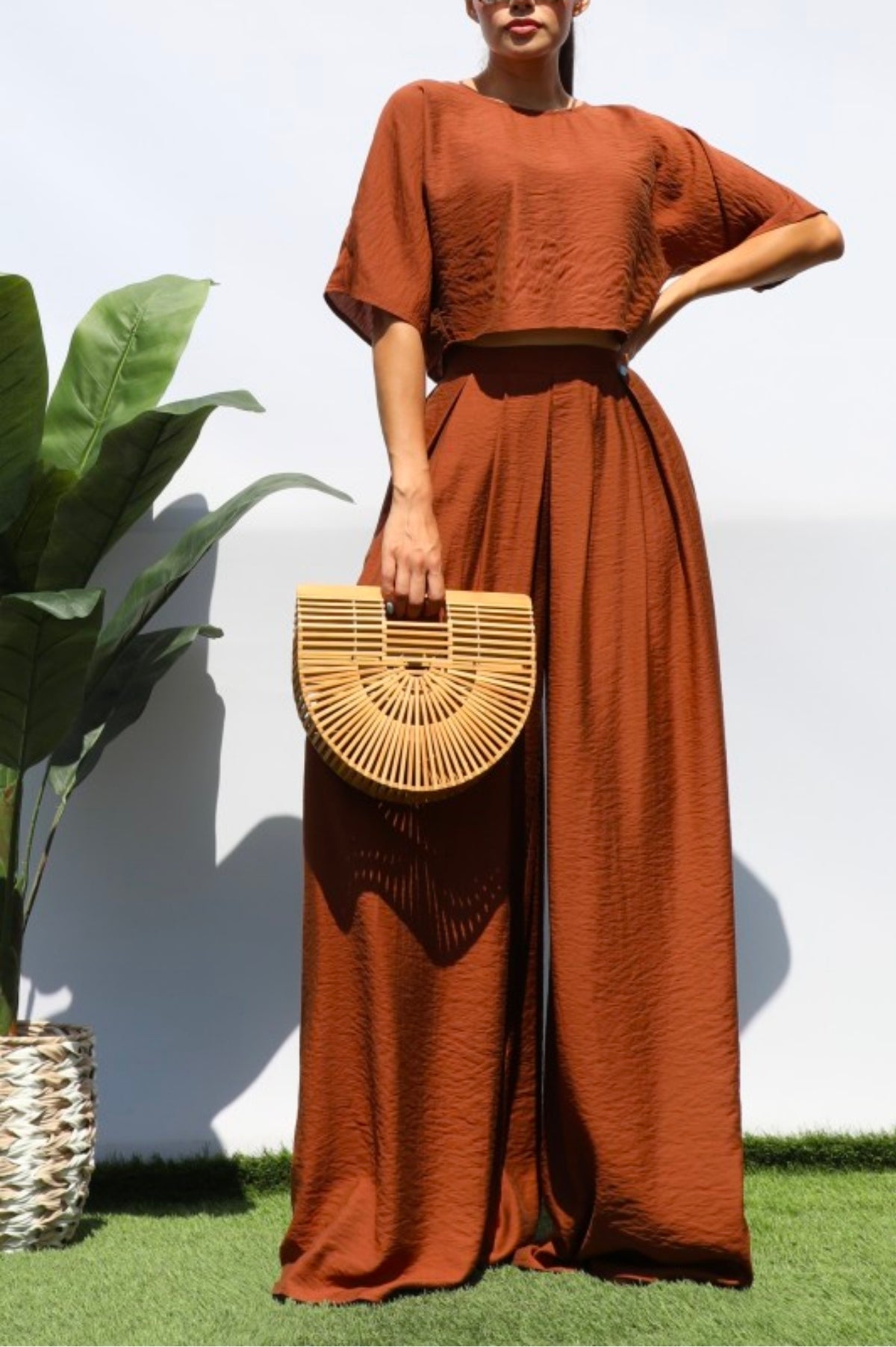 Dress Day Loose Fit Top and Pants Set