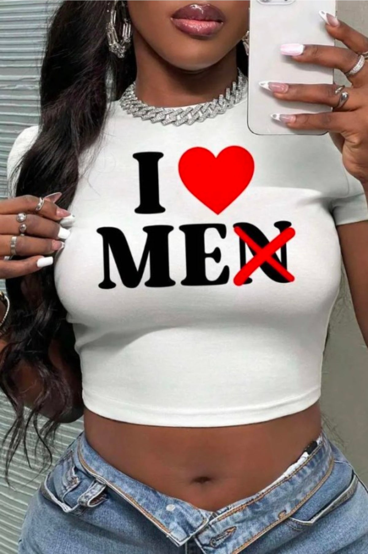Graphic Fitted Crop T