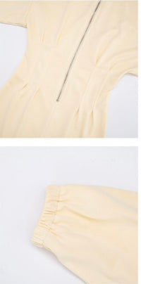 Zipper Sweater Dress