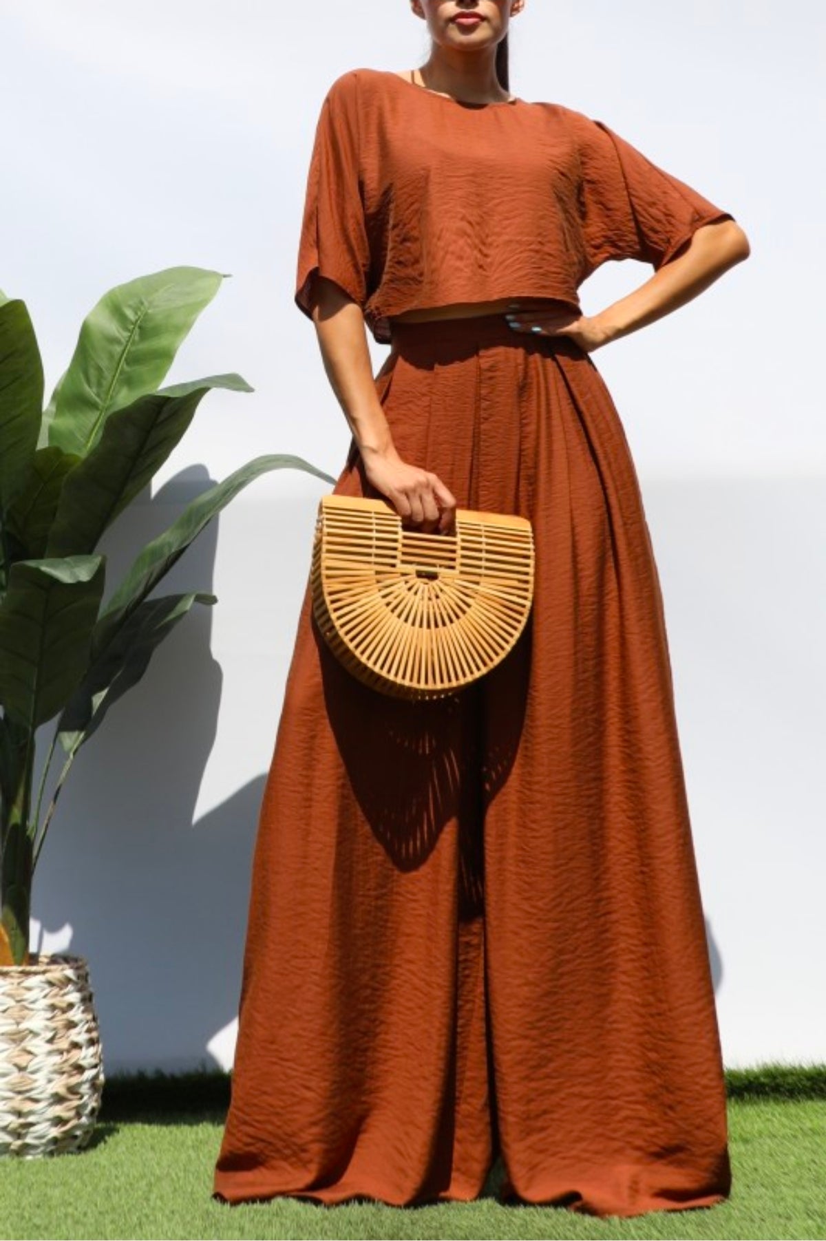 Dress Day Loose Fit Top and Pants Set