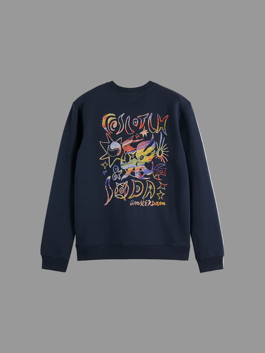 FRONT AND BACK ARTWORK REGULAR-FIT SWEATSHIRT