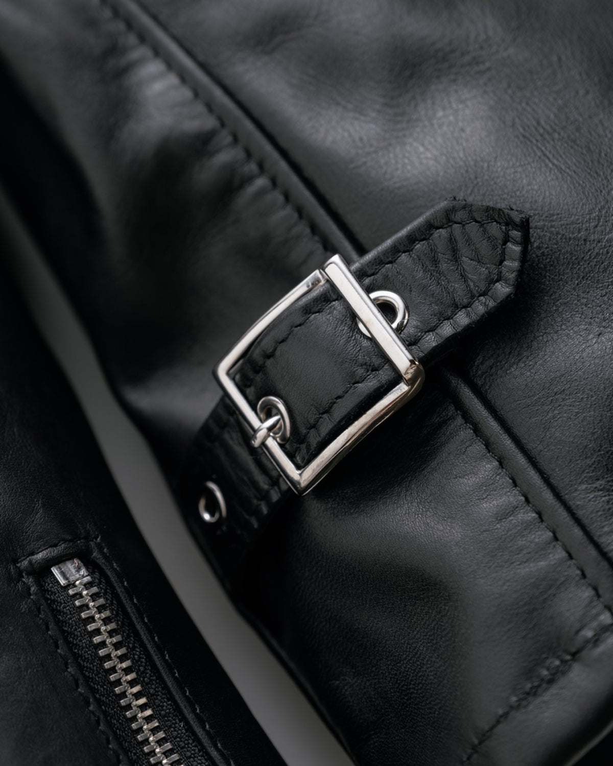 NAKED COWHIDE RACER M/C JACKET
