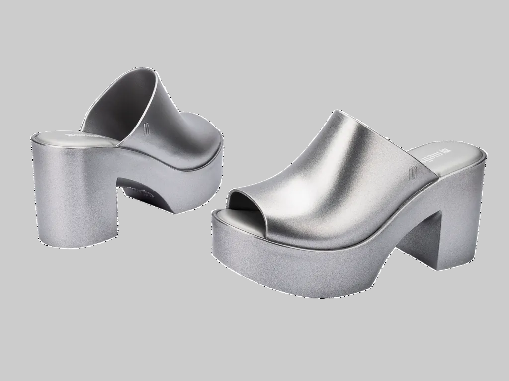 MELISSA MULE HYPE METALLIC