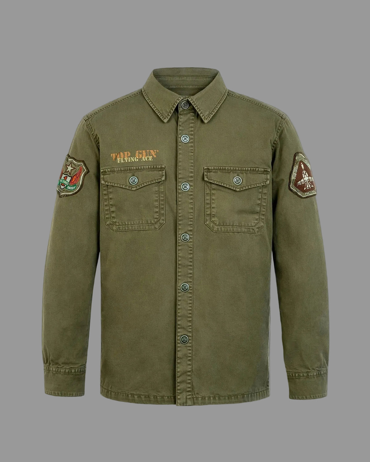 TOP GUN MILITARY SHIRT EAGLE