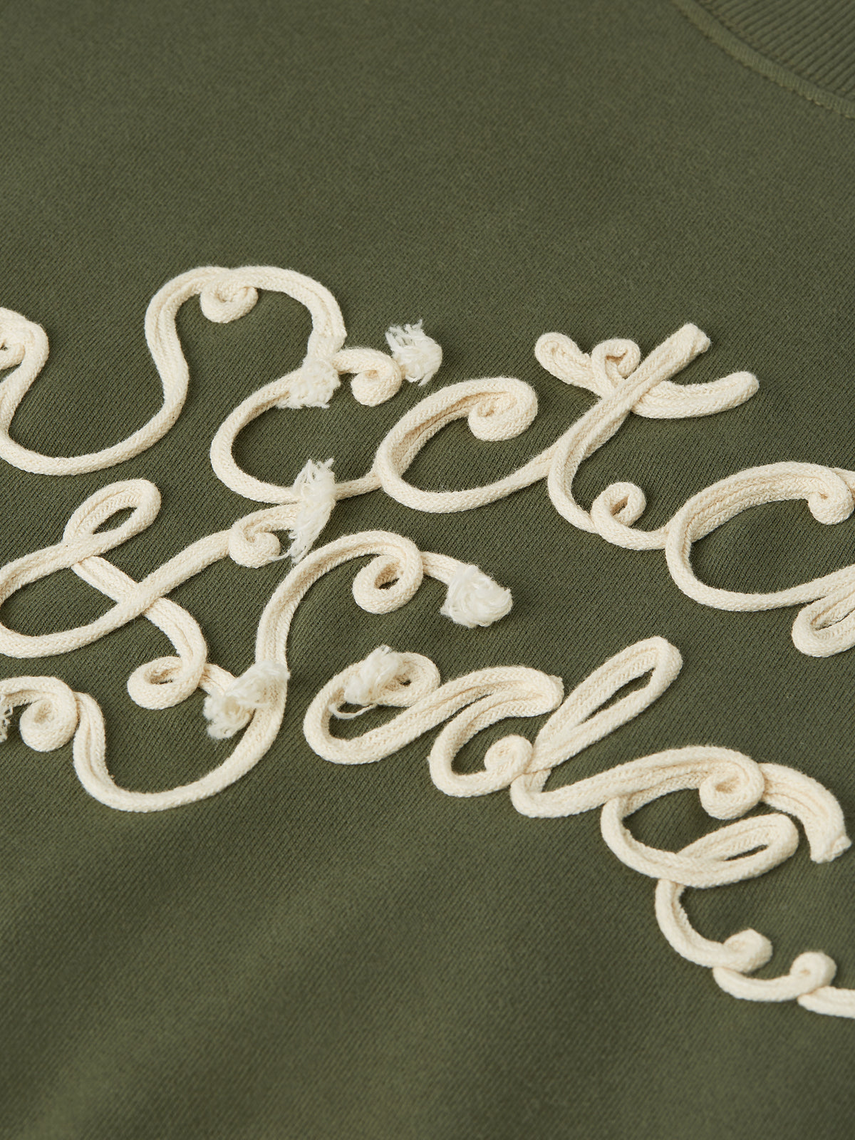 Ribon Embroidery Loose-fit Sweater