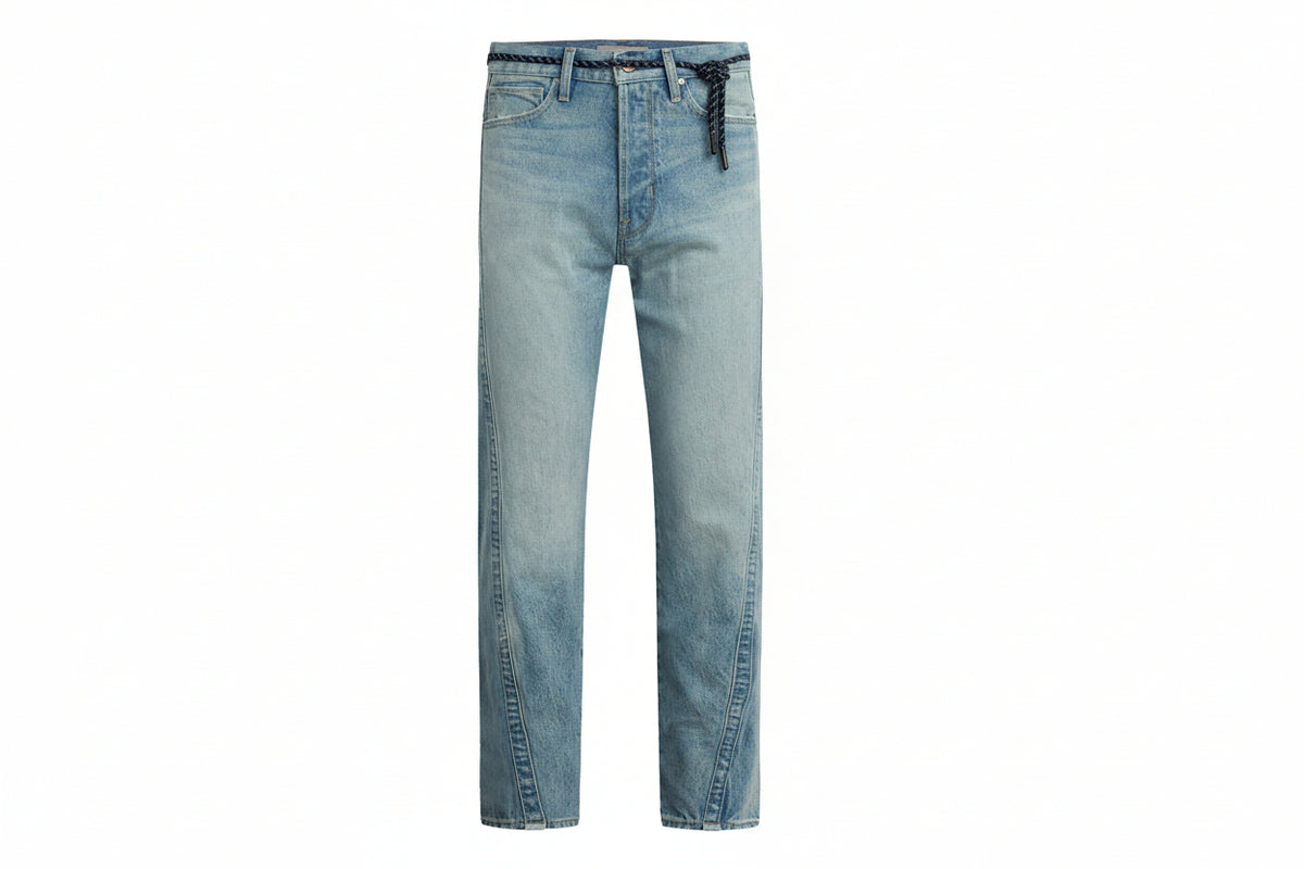 Twisted seam straight fit