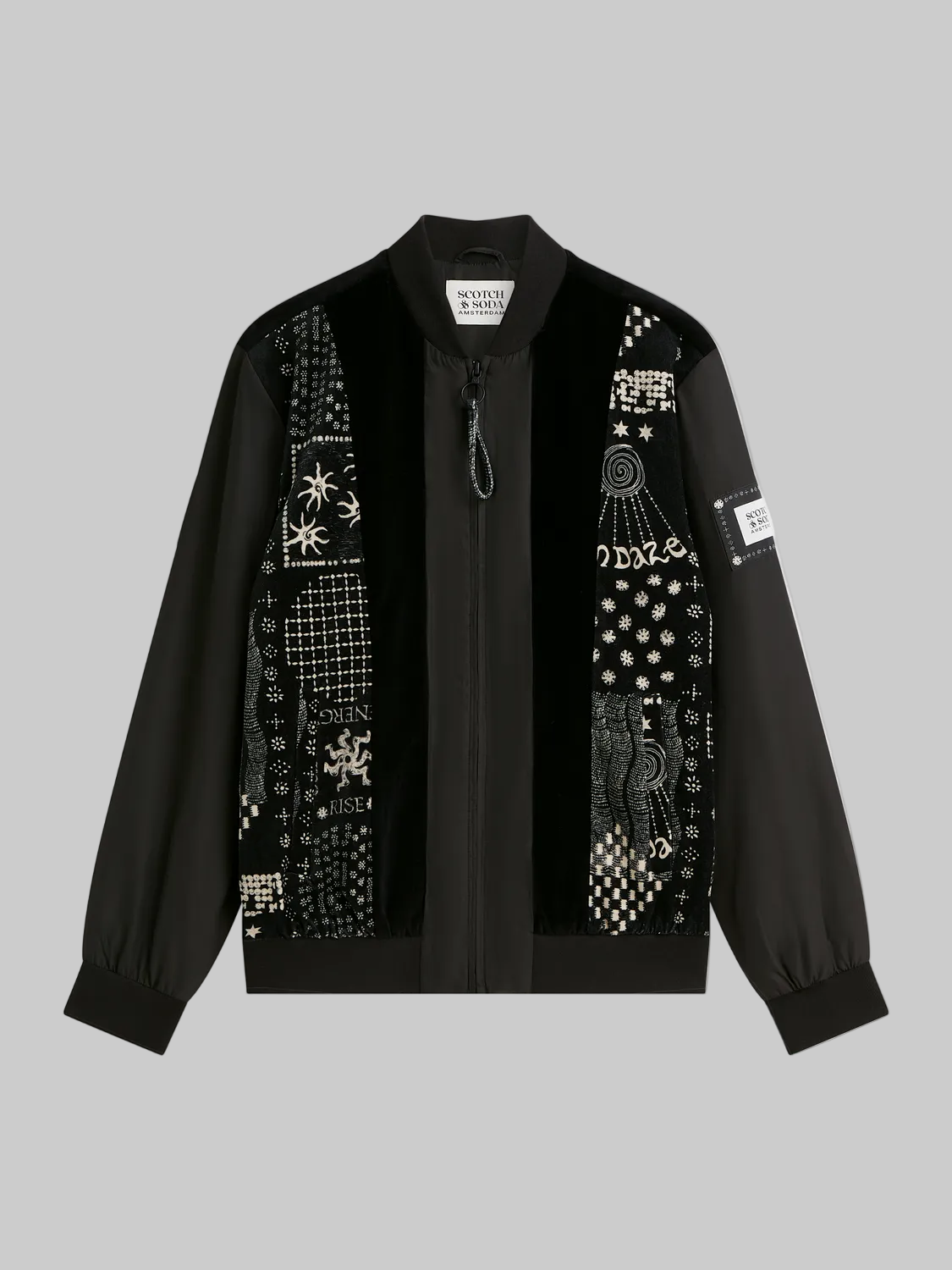 Scotch & Soda | Members Velvet Mixed-Media Bomber [Arrival: Nov 2026]