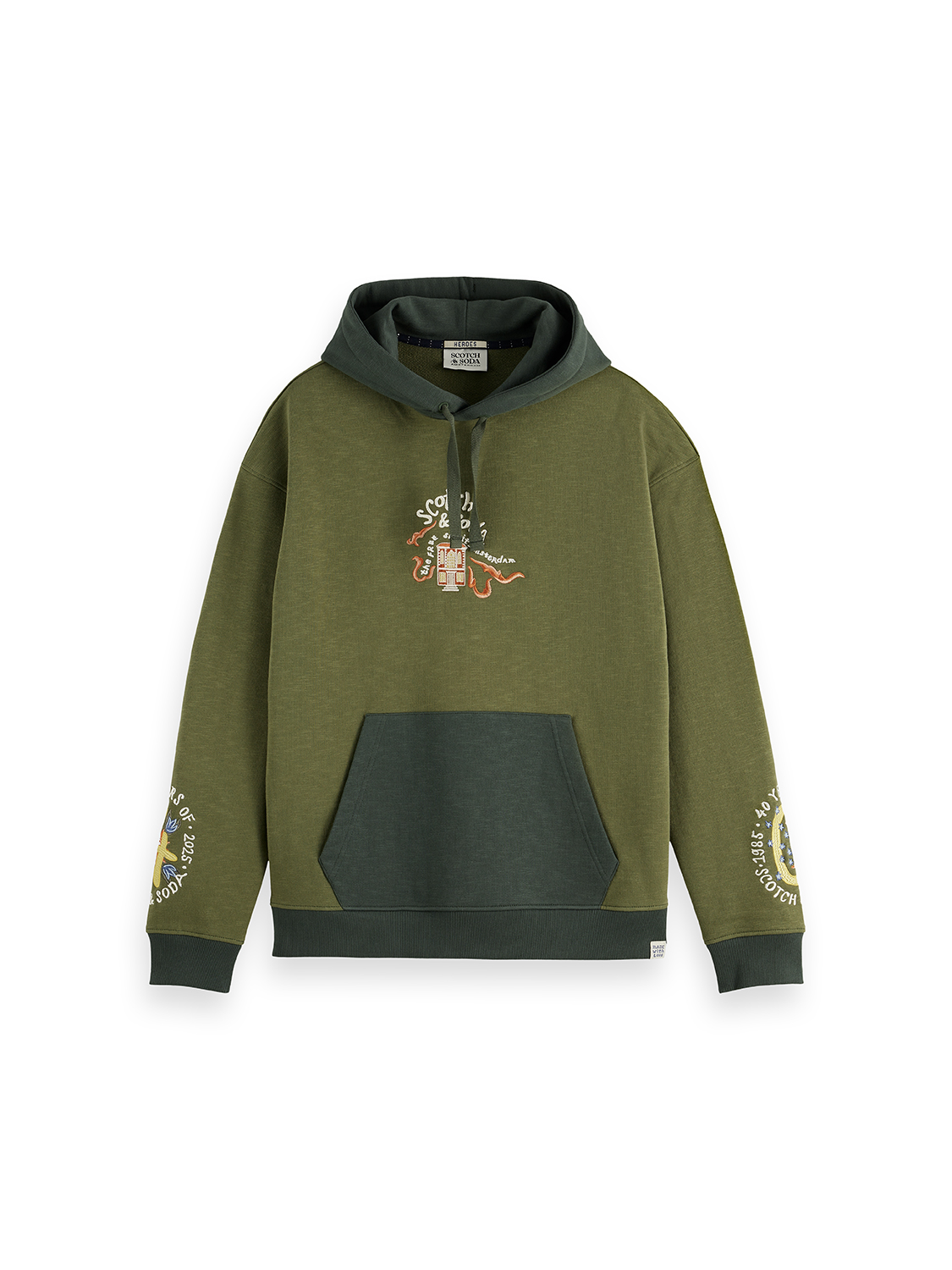 THE 40TH ANNIVERSARY EMBROIDERED RELAXED-FIT HOODIE