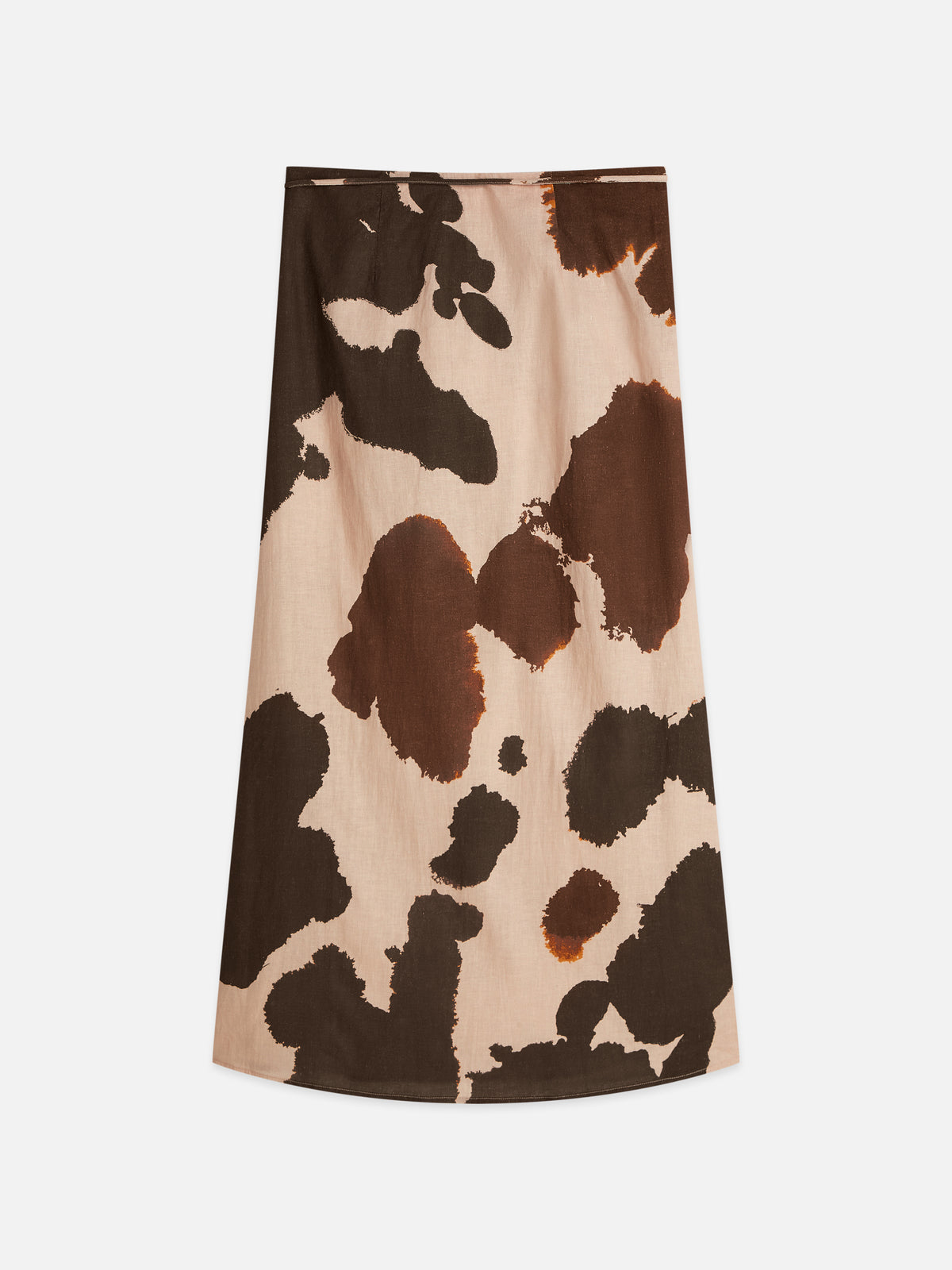 Linen wrap skirt