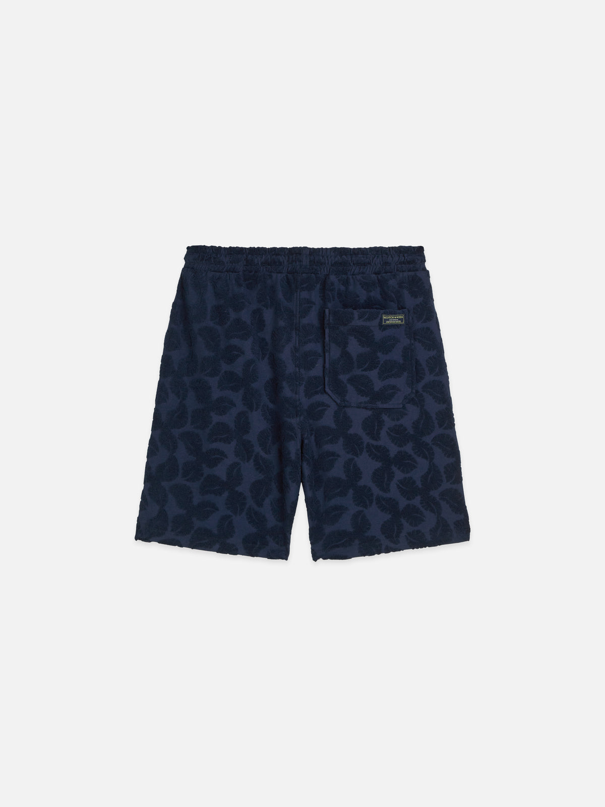 FAVE TERRY JACQUARD RELAXED -FIT BERMUDA SHORTS
